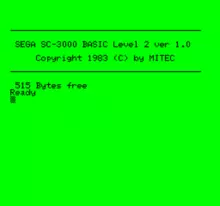 ROM Sega BASIC Level 2